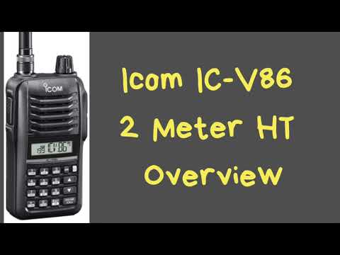 Icom IC-V86 2 Meter HT Overview