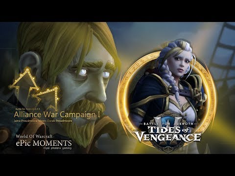 Alliance War Campaign-Part ONE-Jaina Meets Derek Proudmoore Cinematic
