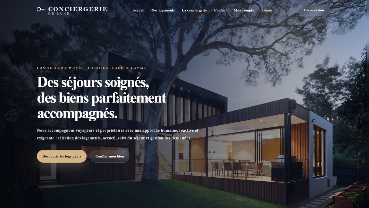 Aperçu vidéo - Template Location / Conciergerie TitouWeb