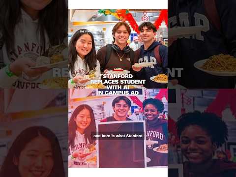 Stanford replaces student with AI in campus ad