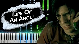 Hinder - Lips Of An Angel Piano Tutorial