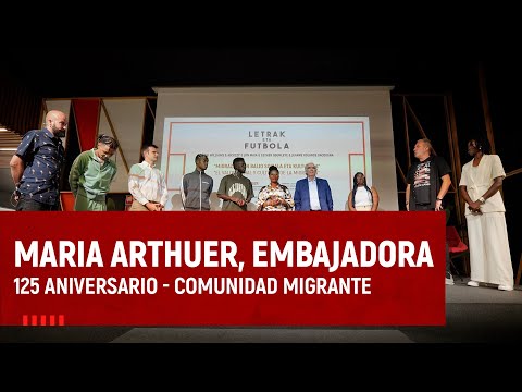 Imagen de portada del video Maria Arthuer - Embajadora 125 aniversario I Aportación social de la migración I Letrak eta Futbola