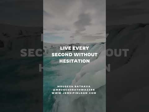 Live every second without hesitation.🔥       @mrugeshrathwa2288 www.jensifinloan.com