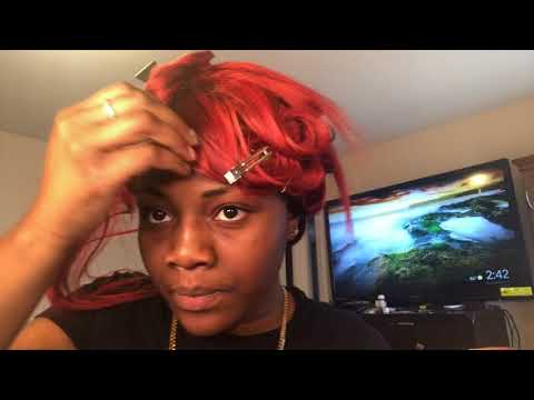 How to do pin curls on weave