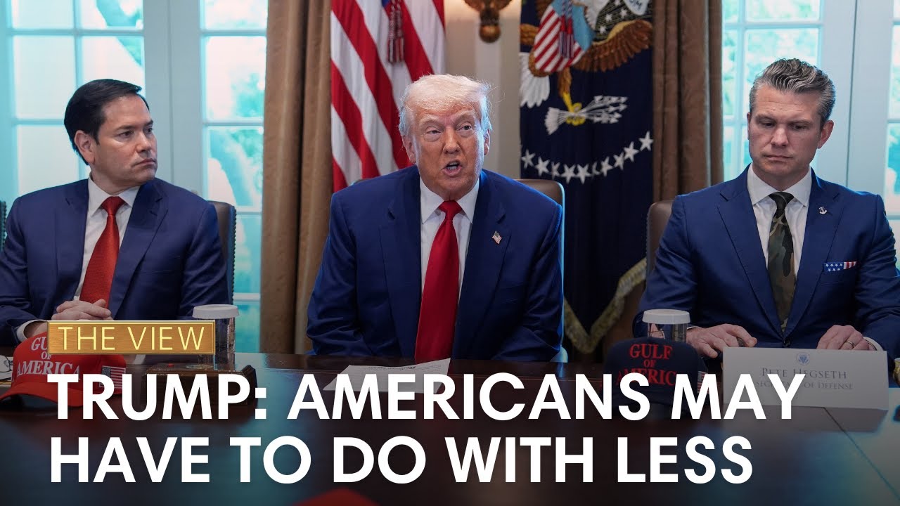 Trump: Americans May Have To Do With Less