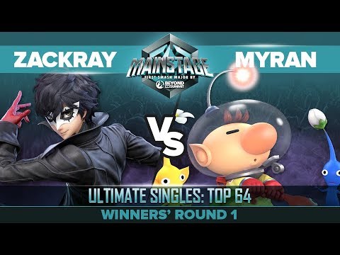 zackray vs Myran - Winners' Round 1: Ultimate Singles - Mainstage | Joker vs Olimar