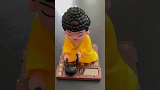Little Buddha monk statue toy #buddha #monk #statue