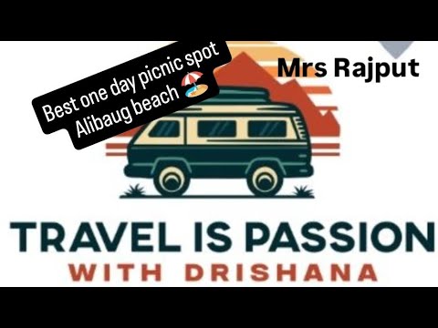 Best picnic spot for one day,Alibaug beach 🏖️, one day trip plan from Mumbai 