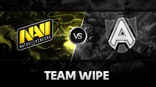 Team wipe by Na'Vi vs Alliance @ StarSeries XI