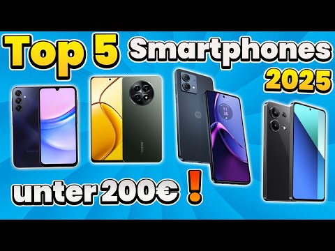 Best smartphone under €200! (TOP 5) 📱 Best smartphone list 2025