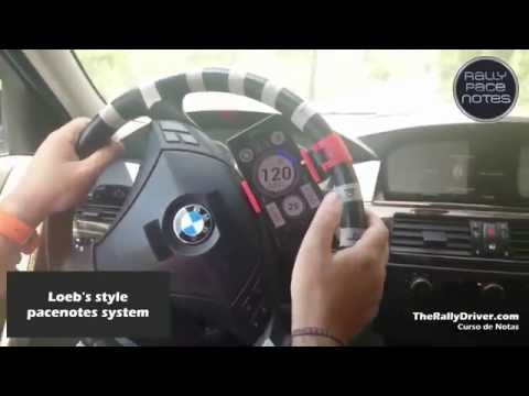 Rallypacenotes app working during rallye recces.