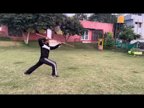 ELEMENTARY ROUTINE TAOLU - GUN SHU GROUP C (Wushu Chu Ji Gun shu)| 32 Forms