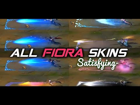 ALL FIORA SKINS •Satisfying• [SKINS PREVIEW] | Skin Comparison 2020