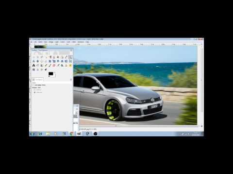 Car tuning tutorial using Gimp 2.8 (speed'ed up)  By Ace'art PROduction..