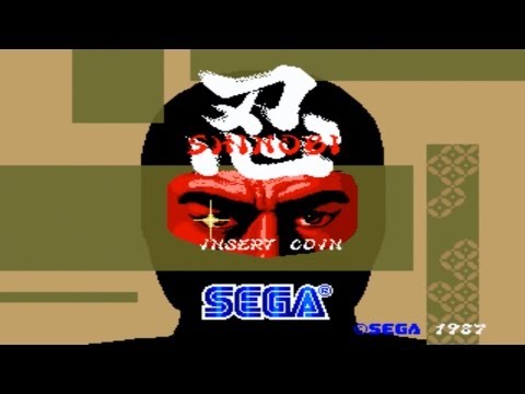 Shinobi arcade gameplay image