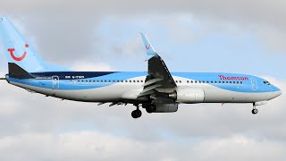 preview picture of video 'DONCASTER AIRPORT (UK) Thomson B737-800, Eastern Airways Jetstream 41, Learjet 45'