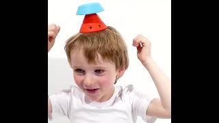 Moluk Hix Tropic - Costruzioni in Silicone - Giallo/Verde/Blu/Rosso unisex (bambini