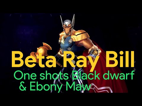 Beta Ray Bill One shots Ebony and Cull |  Marvel Future Fight