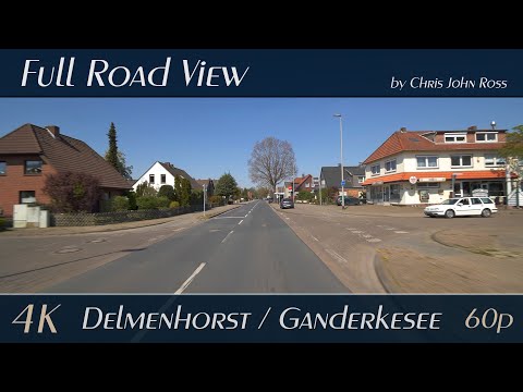 Delmenhorst/Ganderkesee: Bungerhof, Heide - Schönemoorer Straße, Schönemoorer Landstraße - 4K UHD