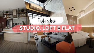 Qual a diferença entre apartamento studio, loft e flat?