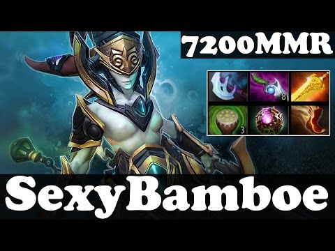 Dota 2 - SexyBamboe 7200 MMR Plays Naga Siren - Ranked Match Gameplay