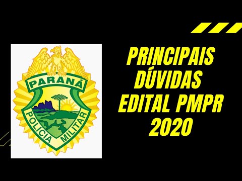 Tira-Dúvidas edital PMPR 2020