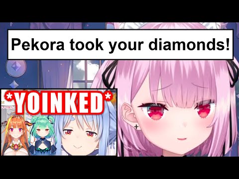 Pekora Clips - "Pekora Took Your Minecraft Diamonds"