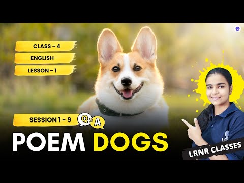 ​My English Book Class 4 English Part 2 Main Lesson-1 DOGS Session 1 to 9 