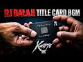 RJ Balaji Title Card BGM Karuppu Naanga Naalu Peru Ringtone