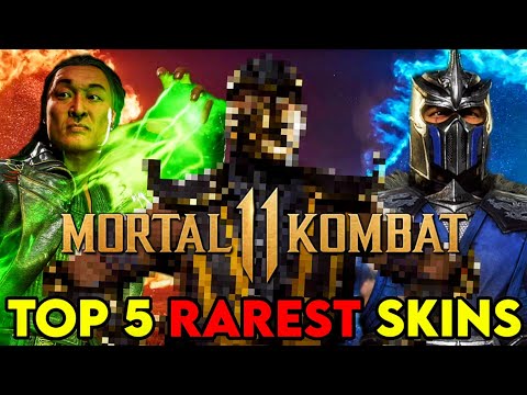 TOP 5 RAREST Skins in Mortal Kombat 11! (Part 2)
