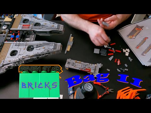 Knock Off UCS Millennium Falcon - BootLego Star Wars build - King - Bag 11 - 75192 - 60006