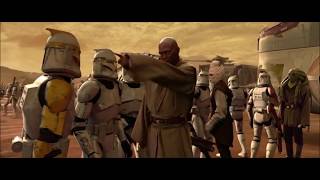 Battle Of Geonosis but with Music From The Incredibles Montage