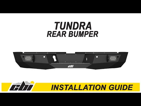 2nd Gen Toyota Tundra Rear Bumper 2014-2021