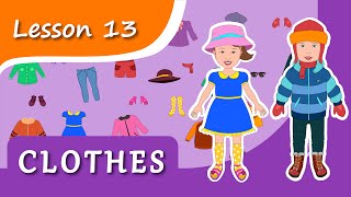 Learning clothes FOR KIDS! Lesson 13. Educational video for children (Early childhood development).