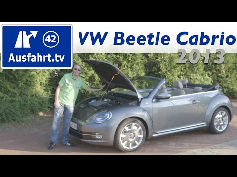 2013 Volkswagen VW Beetle Cabriolet 2.0 TDI 70's - Test Drive Report / Test / Review