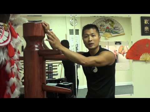 How to: Use the Wooden Dummy by Sifu Freddie Lee