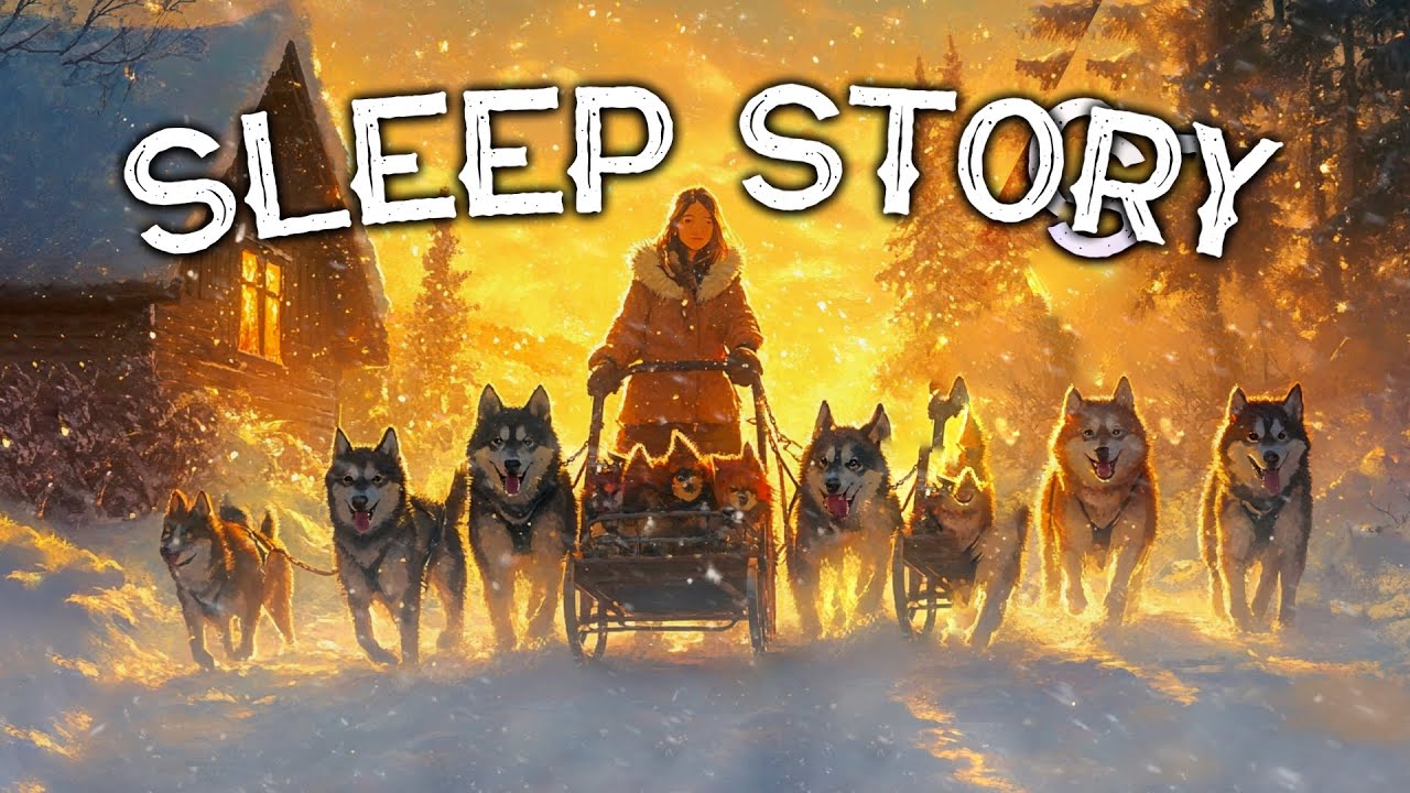 The Woman and Her Huskies: A Cozy Sleep Story in the Alaskan Wilderness