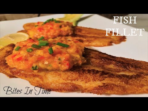 QUICK AND EASY MANGO SALSA & FISH FILLET - SUPER DELICIOUS RECIPE - HOW TO MAKE MANGO SALSA AND FISH