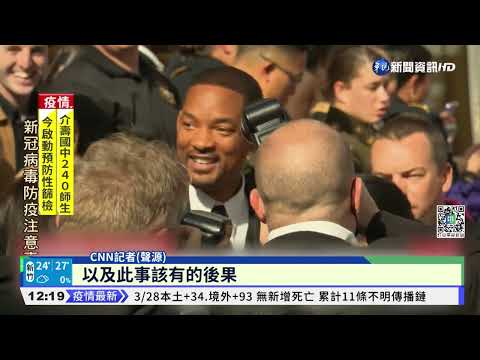 "威爾史密斯之掌"道歉 美影藝學院擬追究