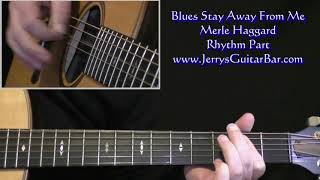 Merle Haggard Blues Stay Away From Me | Intro Guitar Lesson