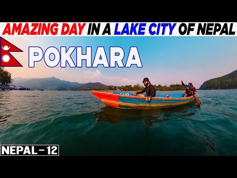 Passei um dia INCRÍVEL em POKHARA Nepal 🇳🇵