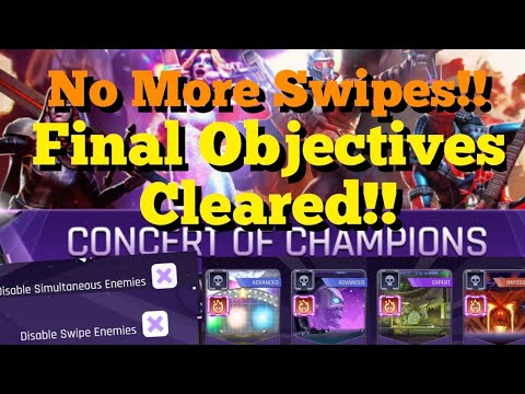 MCOC - Concert of Champions Nerfed!!! - No more swipes!!! - Final Objectives Cleared!