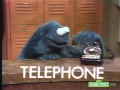 Classic Sesame Street Cookie Monster And The Telephone