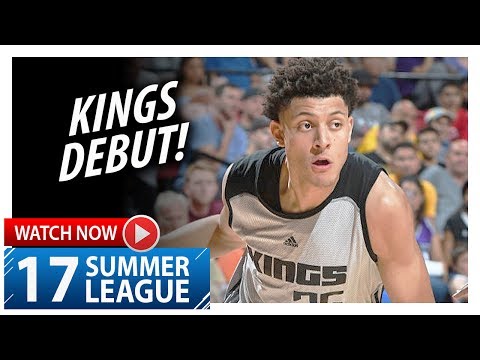Justin Jackson Full Kings Debut Highlights vs Suns (2017.07.07) Summer League - 18 Pts!