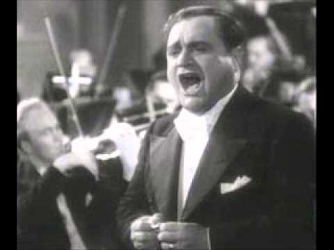 Gigli, "Siciliana, Cavalleria Rusticana"  Mascagni conducts. 1940