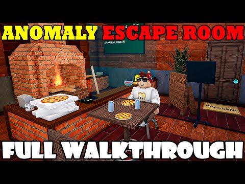 👁️ ANOMALY: ESCAPE ROOM *How to Escape The Pizzeria* FULL WALKTHROUGH [Roblox]