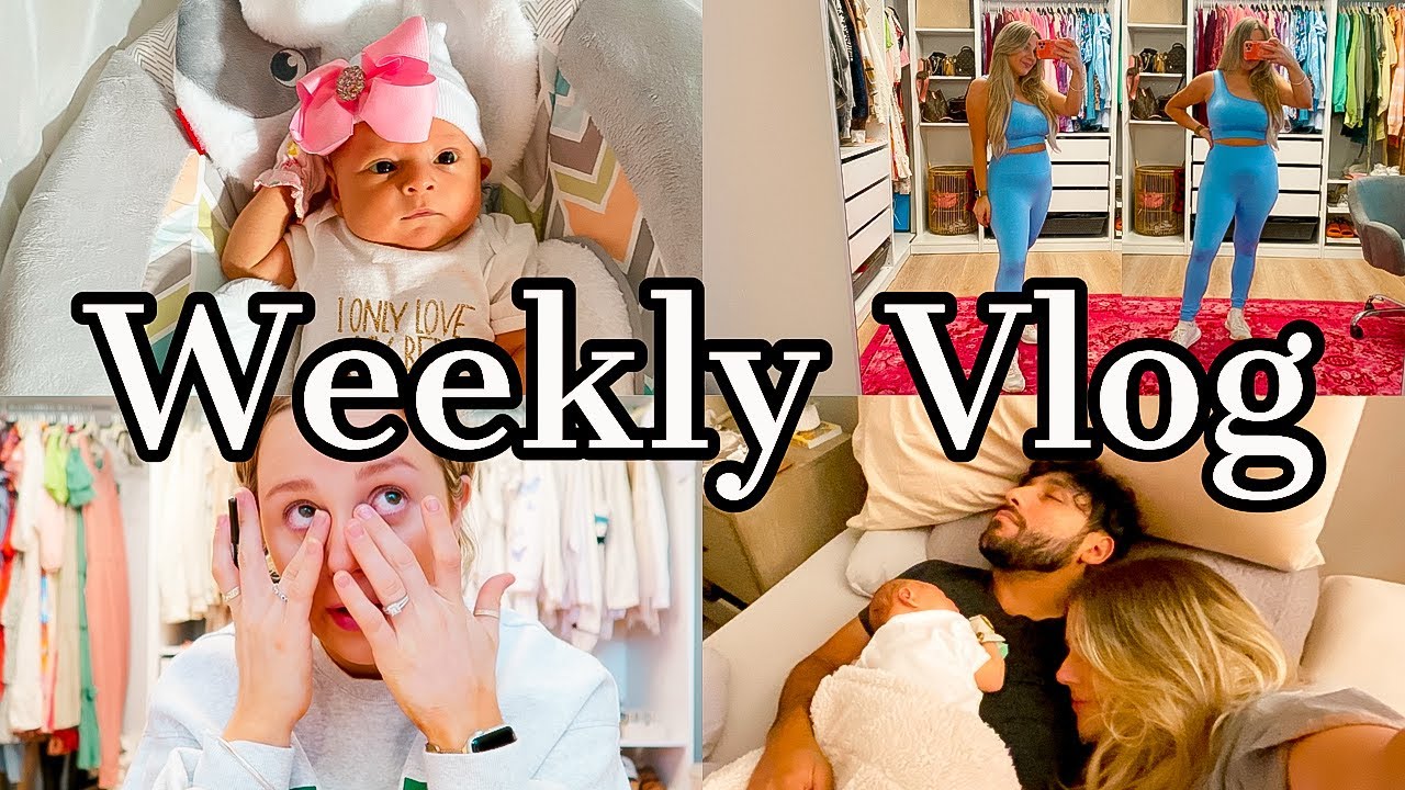 VLOG: POSTPARTUM BODY UPDATE, HOW I *REALLY* FEEL, CRICUT DIYS, NEWBORN LIFE