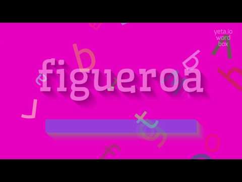 How to say "figueroa"! (High Quality Voices)