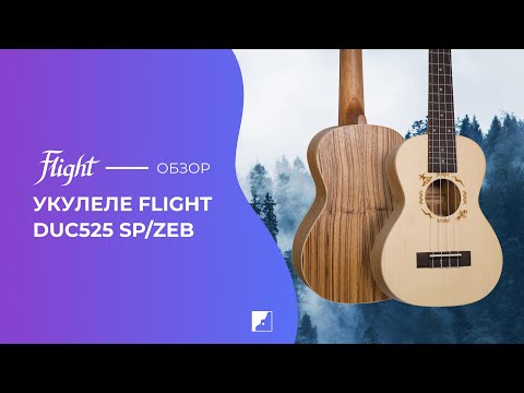 Обзор укулеле FLIGHT DUC525 SP/ZEB