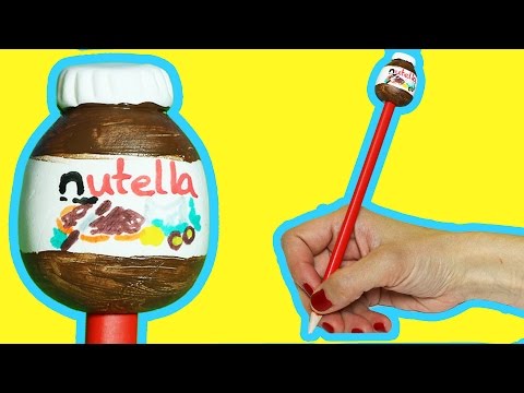 Nutella Kalem Süsleme Nasıl Yapılır | Kalem Süsü Yapımı | Boya Boya Video